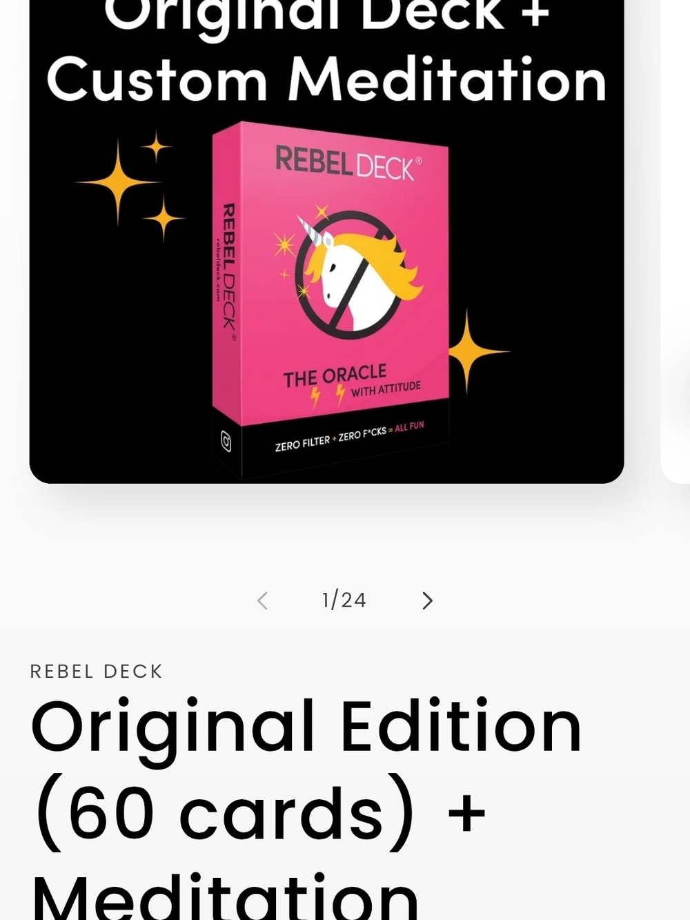 Original Rebeldeck Oracle Cards Sealed